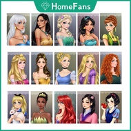 [HF New] DIY 5D Diamond Cute Girl Diamond Cartoon Princess Full Painting Daimond Child Gift Home Wal