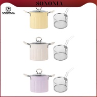 SONONIA 3L Deep Fryer, Japanese Tempura Deep Fryer with Basket, Deep Fryer for Home, Restaurant, And
