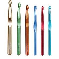 Crochet Hooks, Large Aluminum Crochet Hooks Set 7mm, 8mm, 9mm,10mm, 12mm, 15mm, Big Standard Size Fo