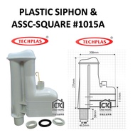 BATHROOM TOILET CISTERN PLASTIC SIPHON / PUMP TANGKI TANDAS JAMBAN / PLASTIC SIPHON &amp; ASSC-SQUARE 1015A