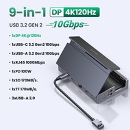 【4K 60Hz】UGREEN 9-in-1 10Gbps USB C HDMI DP Multiport Adapter HUB อุปกรณ์แปลงสัญญาณ for Steam Deck M