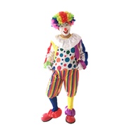 Halloween Costume Adult Clown Performance Costume Masquerade Party Clown Clothes Clown Costume Clown