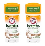 Arm & Hammer Essentials 椰子天竺葵天然體香劑止汗劑