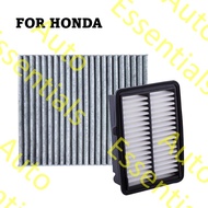 (LOCAL STOCK) HONDA VEZEL JAZZ FIT CITY FREED Shuttle HRV GRACE Ballade AIR FILTER SET (AIRCON CABIN and ENGINE)