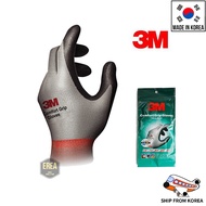 3M Comfort Grip Glove 1 Pair 1 Pack Grey  M  L  XL
