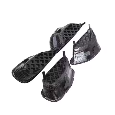 For Chevrolet Corvette C6 ZR1 2009-2013 Real Carbon Fiber Outlet Side Fender Air Vent Splitter Trim 