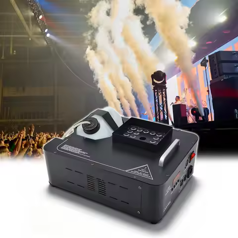 1500W Remote Control 24x9W RGB 3in1 Fog Machine DMX Controller for DJ Club Patry KTV Concert Weeding