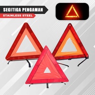 Safety Triangle Reflector Triangle Warning Sign Emergency Triangle Standard Safety Triangle Premium