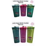 LAVA Water Bottle Tumbler With Easy Carry Strap 2Liter/3Liter