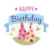 STICKER HAPPY BIRTHDAY 80PCS / CUSTOM STICKER LABEL FOR BIRTHDAY