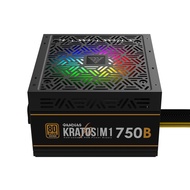 GAMDIAS RGB Gaming PC Power Supply 750W 80 Plus Bronze Certified 750 Watt PSU for Computers with Act