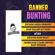 Bunting, Tarpaulin , Arrow Sign , Bunting Kahwin