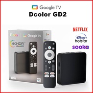 Dcolor GD2 | G00GLE TV | Dolby Audio | 4K HDR Dcolor GD1 Media Player Blu-Ray Format