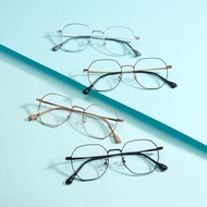 Cyxus Children blue light glasses Blue Light Blocking Computer Glasses Korean Polygonal Trendy Metal