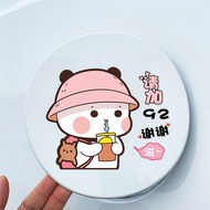 Cute panda Bubu Dudu car sticker fuel tank cap oil number mark #92#95#98 decorative waterproof stick