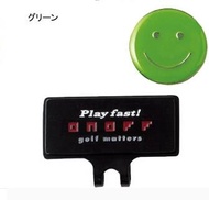 ONOFF GOLF HAPPY FACE GOLF BALL MARKER - GREEN