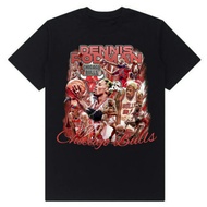 เสื้อยืดผู้ชาย Ace.wear เสื้อยืด ลาย Denis Rodman Chicago Bulls Basketball edition | เสื้อยืด ผ้าฝ้า