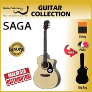 SAGA SF600GC | 600 Series | Grand Concert Cutaway Acoustic Guitar