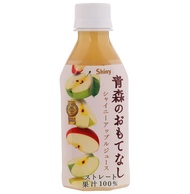 Shiny Apple Juice Aomori No Omotenashi 280 ml. 12 bottles ไชนี่น้ำแอปเปิ้ลอาโอโมริ 280มล. 12 ขวด