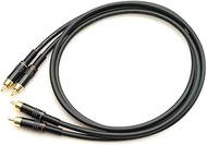 MOGAMI 2534 Phosphor Bronze Red White Line 2 Pair RCA Cable (0.5m)
