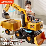 bulldozer ride on excavator remote control 2025 kereta mainan penggali besar baru untuk kanak-kanak 