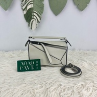 LOEWE Mini Puzzle 淺青色 迷你斜肩包