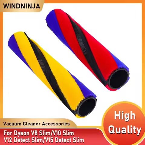Soft Roller Brush For Dyson V8 Slim/V10 Slim/V12 Detect Slim/V15 Detect Slim Vacuum Cleaner Rolling 