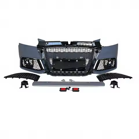 RS3 Front Bumper with Grill for Audi A3 Bumper S3 8P Facelift RS3 Style Body Kit for Audi S3 Bumper 