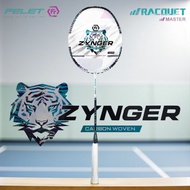 FELET Badminton Racket CARBON WOVEN ZYNGER (100% Original)