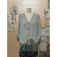 Japanese women's mongtogi cardigan with beautiful color combination ca8