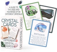 Crystal Healing Deck- Complete Guide to Meaning & Uses of Crystal, Stones, and Gems - 54 Crystal Ora
