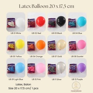 Latex Balloon 20 x 17.5 Cm / Balloons / Party / Ballon / Decoration / Latex / Confentti / Balloon De