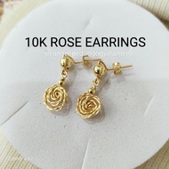 VangieCreations 10K ROSE EARRINGS#6510