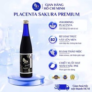 [Đen - Họa Tiết] Nước Uống Đẹp Da 82X SAKURA PLACENTA PREMIUM Dòng Cao Cấp - Cân Bằng Nội Tiết Sáng 