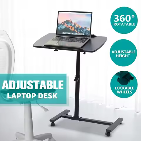 Removable Adjustable Laptop Desk Foldable Computer Table Rotate Laptop Table Notebook Stand Table Be