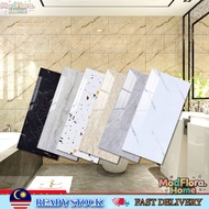 30x60cm Marble Wall Sticker Tile Wall Paper Kitchen Bathroom Waterproof Wallpaper Dinding Hiasan Bil