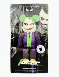 超夯蝙蝠俠小丑JOKER造型Bearbrick暴力熊手腳頭部可活動Kubrick Bear庫柏力克熊耐摔搪膠材質KAWS積木熊公仔29cm小擺件裝飾品