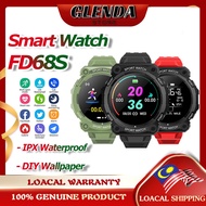【UPGRADE】FD68S Smart Watch Bluetooth Digital Watch Waterproof Fitness Tracker Heart Rate Sport Runni