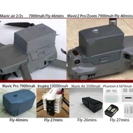 Modifed Mavic Air2/2S/2 Pro/Zoom/ Inspire 1/ Phantom 3/4 Pro/ Mini 1/2/3 Pro Double Battery,Drone
