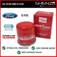 Shenzo High Flow Oil Filter for Ford Fiesta Kuga Focus Mondeo Carnival FL910S Performance Oil Filter