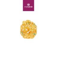 HABIB 916/22K Yellow Gold Charm WWZZT3D(CC)0825(23)