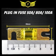 CAR FUSE MINI HOLDER 50A/ 80A/ 100A CAR AUDIO ACCESSORIES FUSE CONTAINOR ONE TO ONE