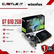 WINNFOX Nvidia GeForce GT 610 2GB GDDR3 / DDR3 Graphic Card GPU 64-bit 810mhz LP Low Profile GPU