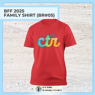 BFF2025 Family Shirt Round Neck T-shirt color Red