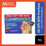 [NOT FOR SALE] AA FG: Live-Well Clearogout Alkalinizing Effervescent Granule Sachet 4gx5's