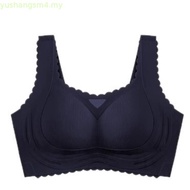 KLAME Glossy Seamless Comfortable Wireless Full Cup B/C/D/E/F Bra - Size 32-44 KLM960
