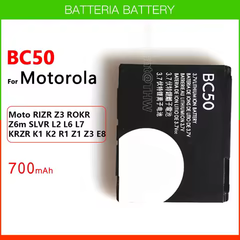 Original Genuine BC50 Battery For Motorola MOTO RIZR Z3 ROKR Z6m SLVR L2 L6 L7 KRZR K1 K2 R1 Z1 Z3 E