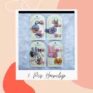 Hairclip/Kepit Rambut Kanak-kanak Design Comel 3 pcs / Set + Free Gift🎁