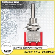 Freemarket YWBL-WH Buttons and Indicators 5PCS Toggle Switch MTS-303 Mini 3PDT 9 Pin3 Position ON-Of