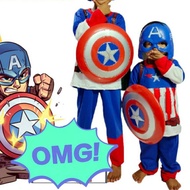 Spiderman CAPTAIN AMERICA HULK Ultrament IRON MAN Clothes Costume Can Be Mask